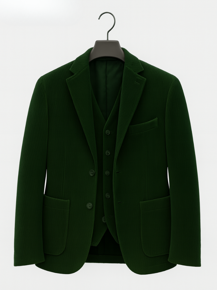 Argilla Sicilia | TOMMY | Completo 2 pezzi: Blazer e Gilet in Velluto