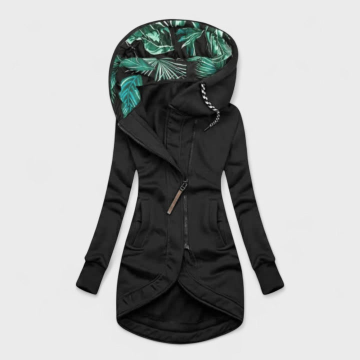 Argilla Sicilia | ELEONORA | Cappotto Invernale con Zip Asimmetrica