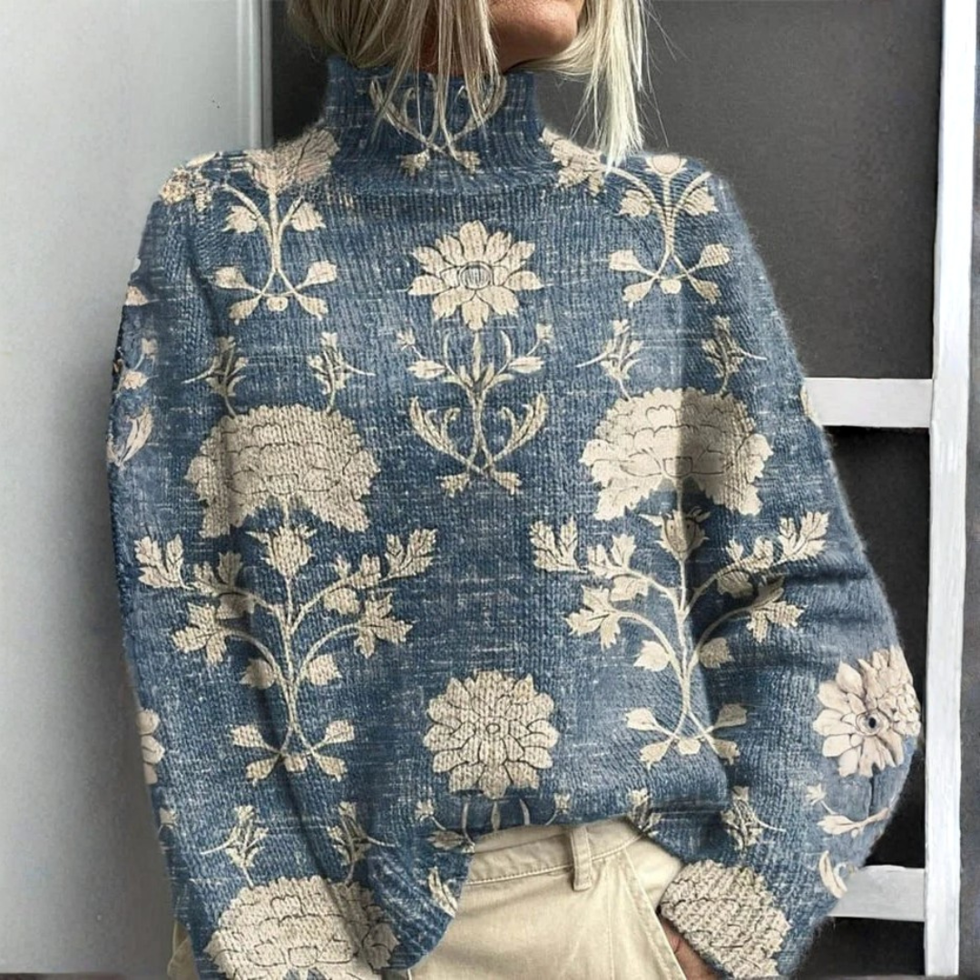 Argilla Sicilia | ASHLEY | Maglione a Collo Alto Caldo ed Elegante