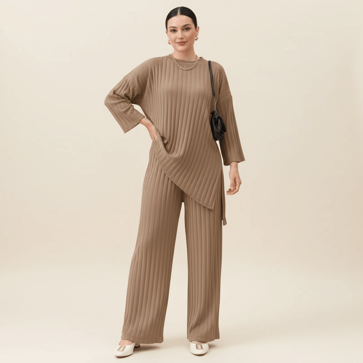 Argilla Sicilia | LAVINIA | Completo elegante con top e pantaloni