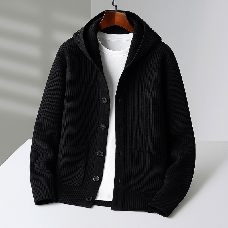 Argilla Sicilia | ROSSI | CARDIGAN IN LANA DA UOMO
