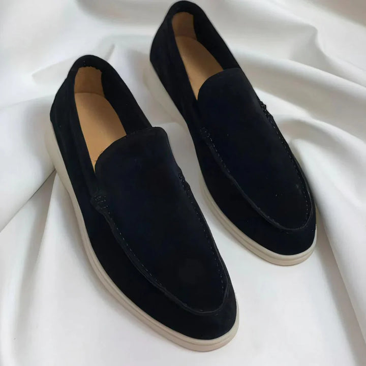 Argilla Sicilia | SALVO | Eleganti mocassini in pelle scamosciata