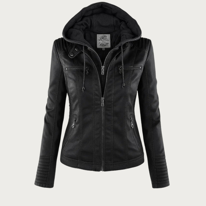 Argilla Sicilia | RAFFAELLA | Giacca biker in pelle elegante