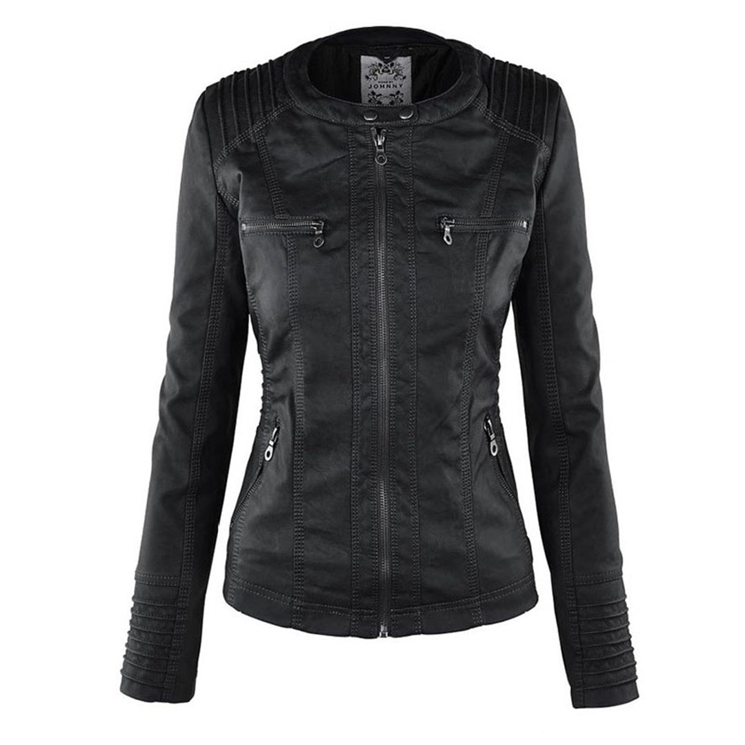 Argilla Sicilia | RAFFAELLA | Giacca biker in pelle elegante