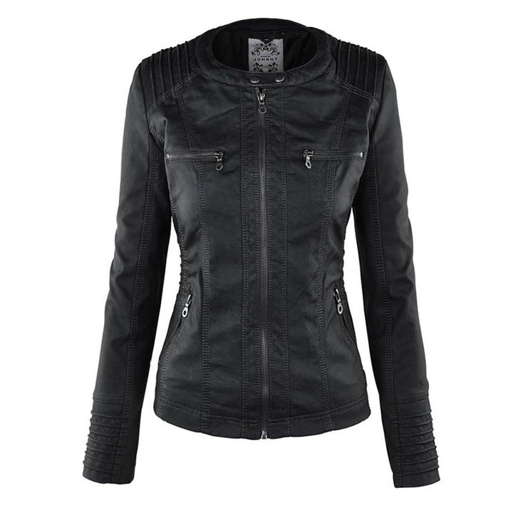 Argilla Sicilia | RAFFAELLA | Giacca biker in pelle elegante