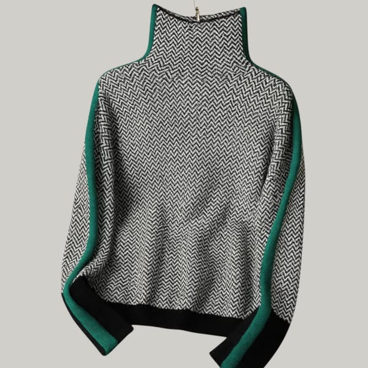 Argilla Sicilia | CLARABELLA | Maglione a Collo Alto Mélange