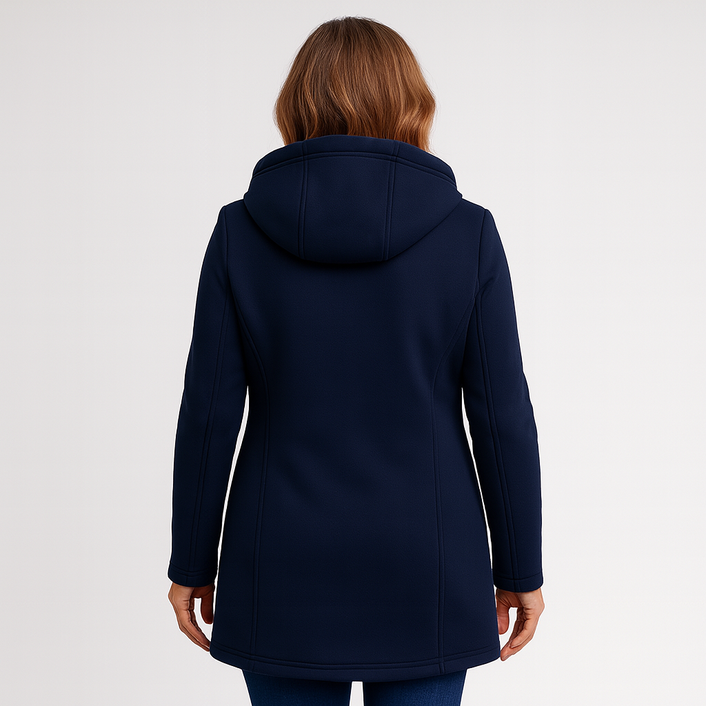 Argilla Sicilia | ELEONORA | Cappotto Invernale con Zip Asimmetrica