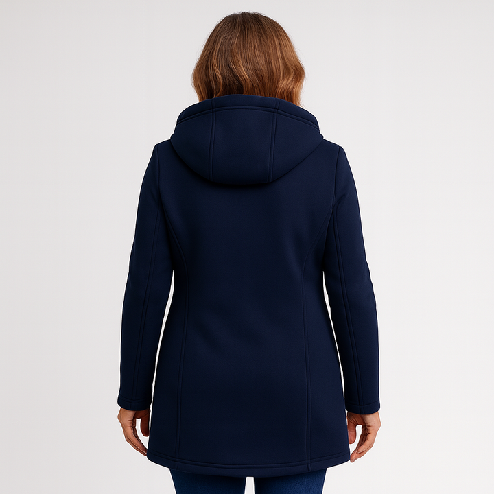 Argilla Sicilia | ELEONORA | Cappotto Invernale con Zip Asimmetrica