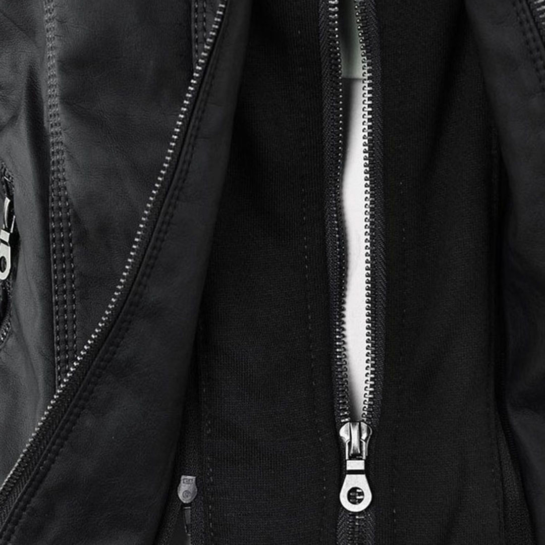Argilla Sicilia | RAFFAELLA | Giacca biker in pelle elegante