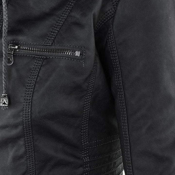 Argilla Sicilia | RAFFAELLA | Giacca biker in pelle elegante