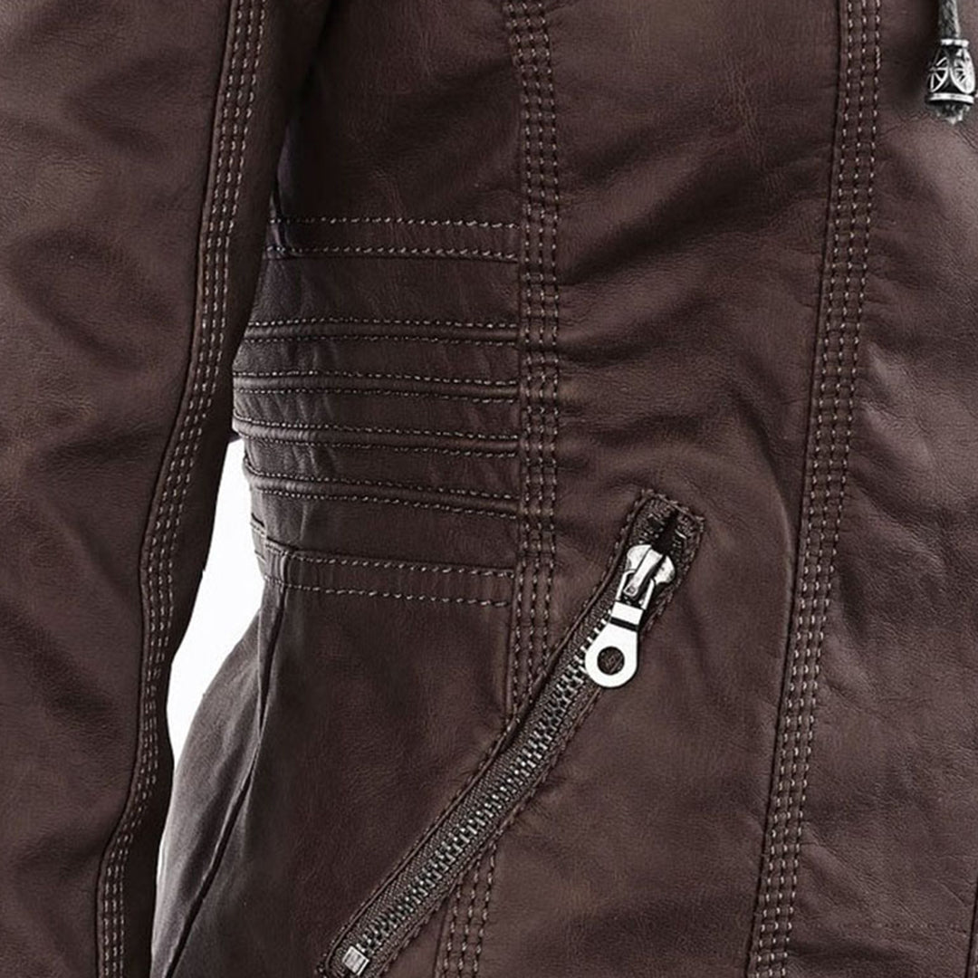Argilla Sicilia | RAFFAELLA | Giacca biker in pelle elegante