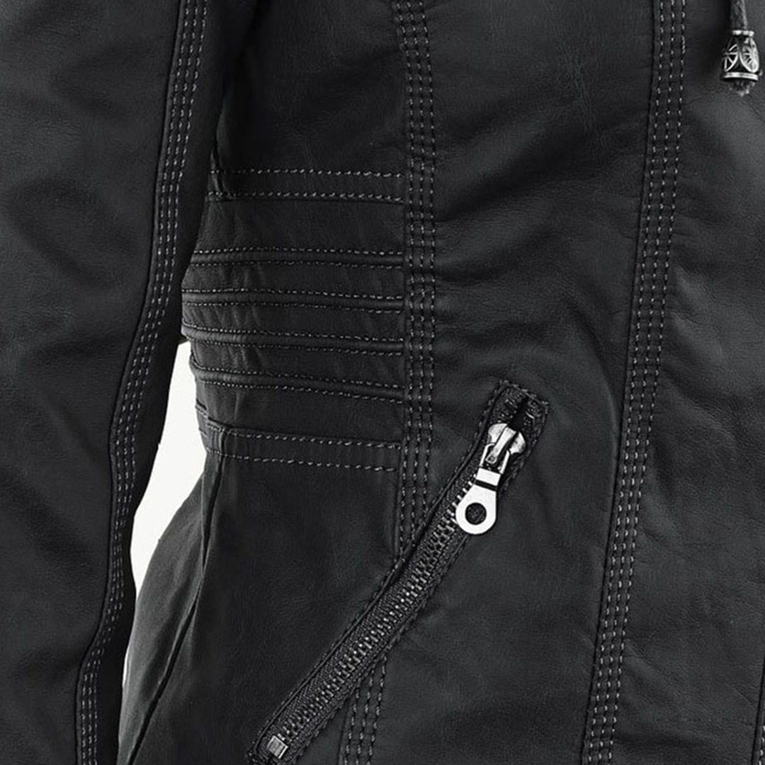 Argilla Sicilia | RAFFAELLA | Giacca biker in pelle elegante