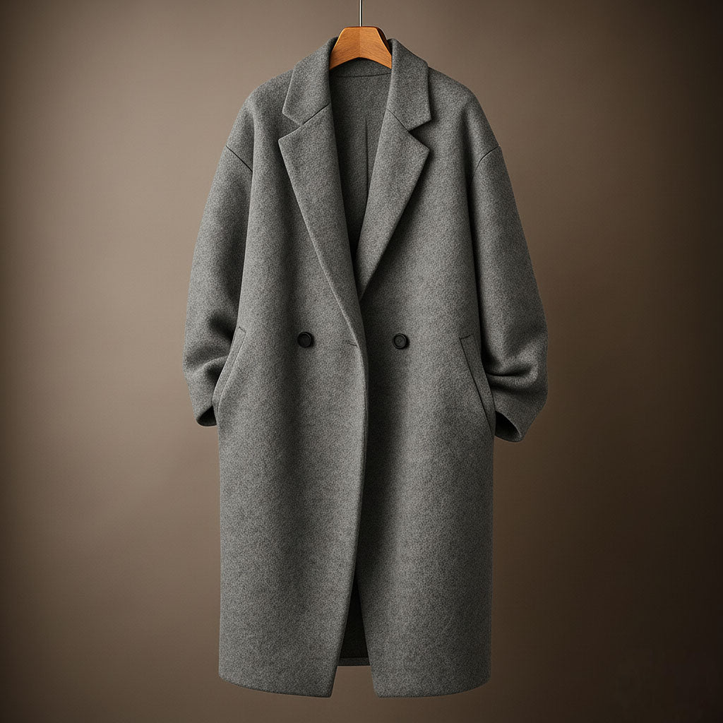 Argilla Sicilia | GIANNA | Cappotto Doppiopetto in Misto Lana