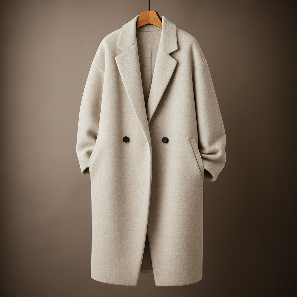 Argilla Sicilia | GIANNA | Cappotto Doppiopetto in Misto Lana