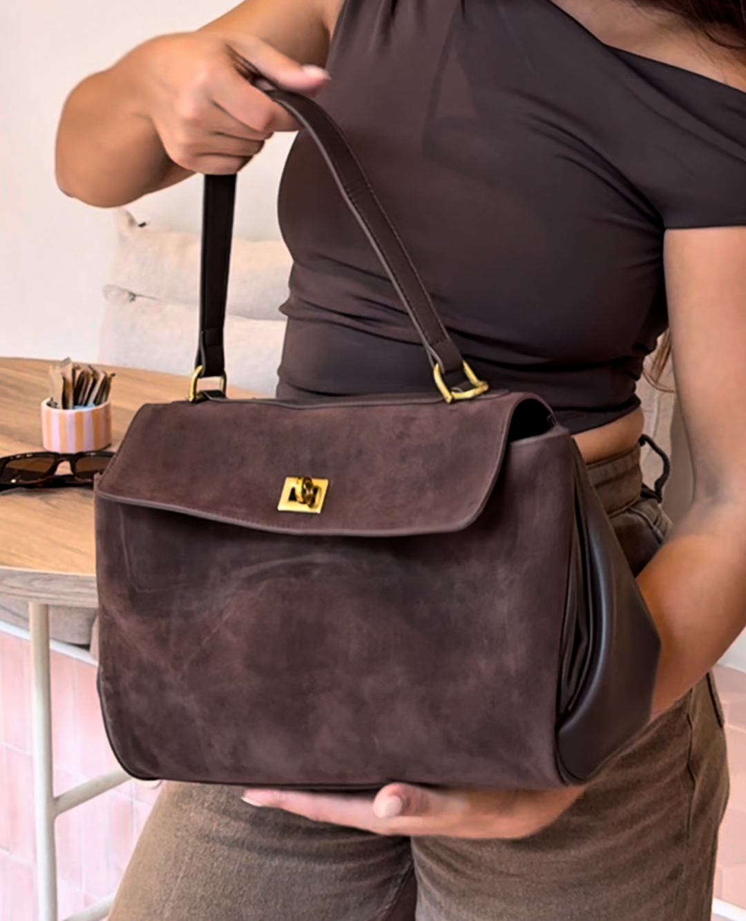 Argilla Sicilia | LUCIANA | Borsa Vera Pelle