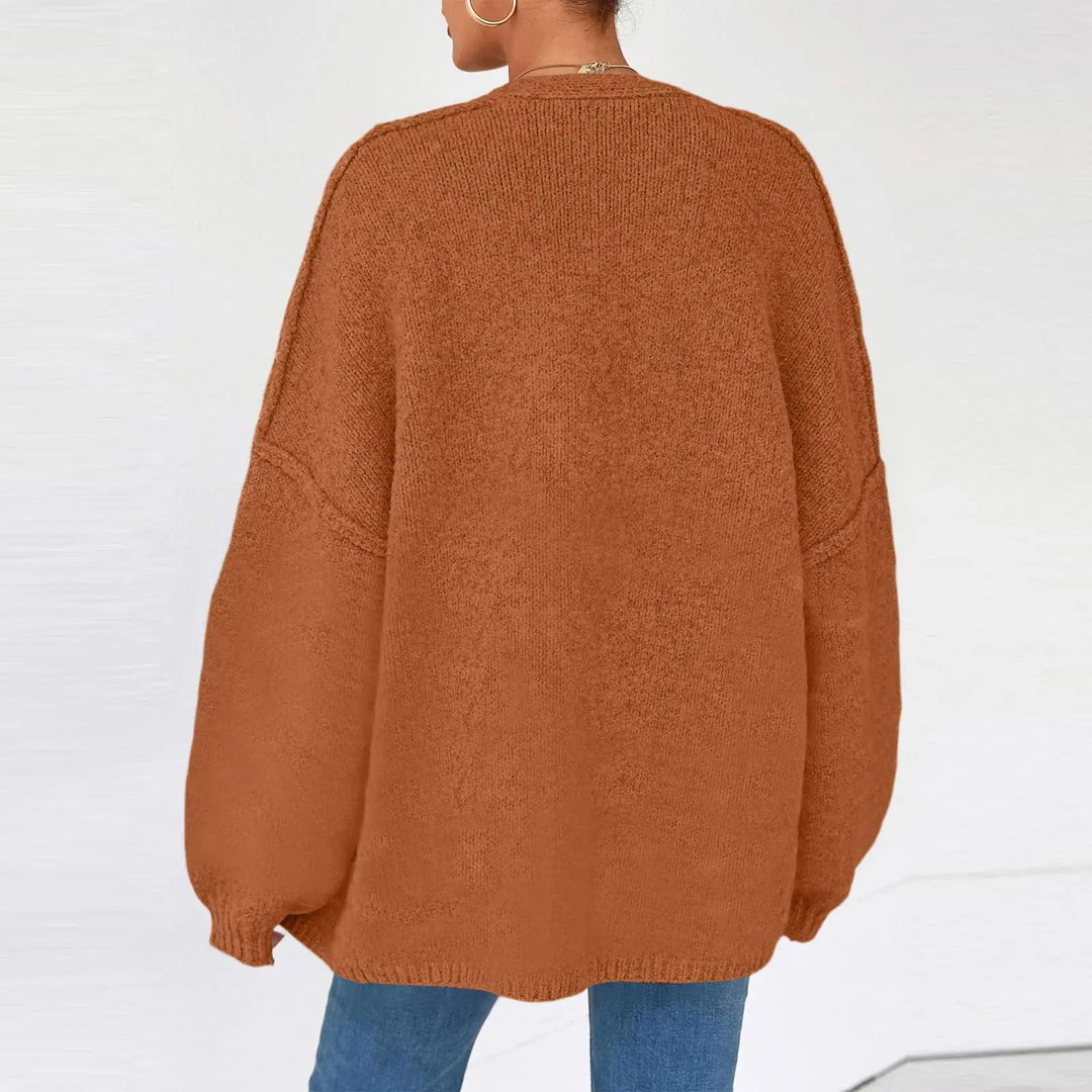 Argilla Sicilia | GIOIA | Cardigan Oversize Maglia Fiammata