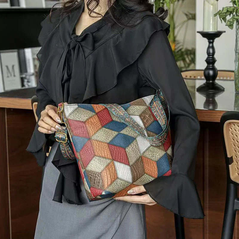 Argilla Sicilia | GIADA | Borsa a spalla Mosaico Elegante