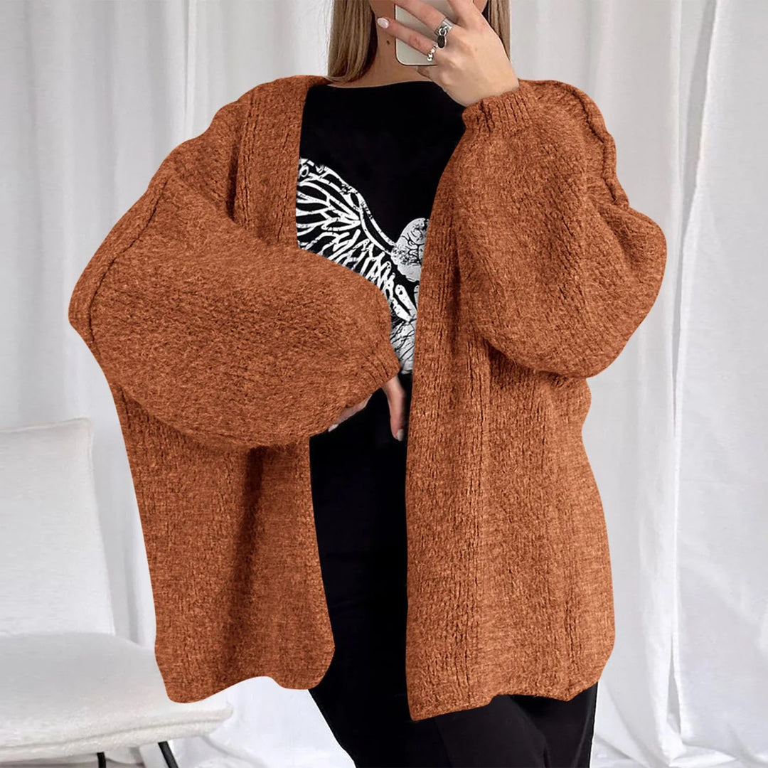Argilla Sicilia | GIOIA | Cardigan Oversize Maglia Fiammata