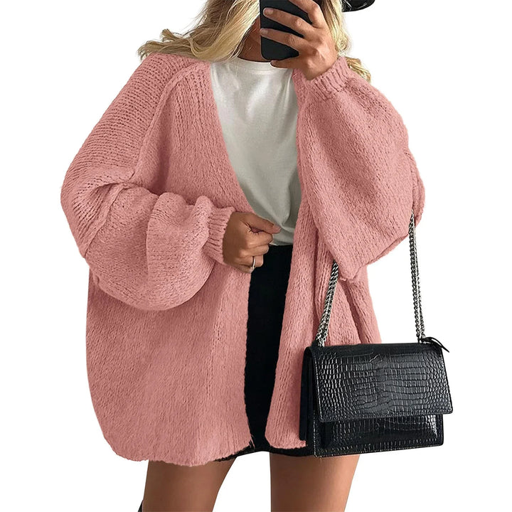 Argilla Sicilia | GIOIA | Cardigan Oversize Maglia Fiammata