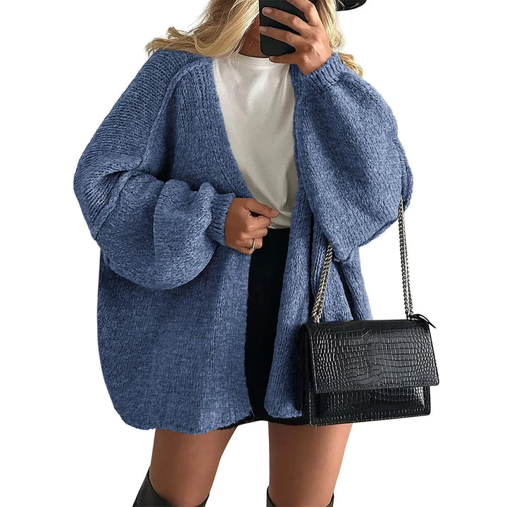 Argilla Sicilia | GIOIA | Cardigan Oversize Maglia Fiammata