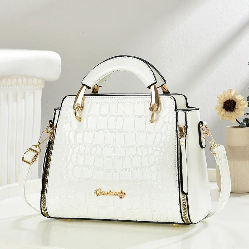 Argilla Sicilia | DALIA TOP HANDLE | Borsa a spalla Mosaico Essenziale