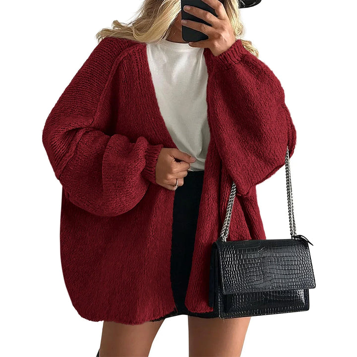 Argilla Sicilia | GIOIA | Cardigan Oversize Maglia Fiammata