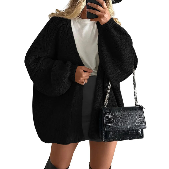 Argilla Sicilia | GIOIA | Cardigan Oversize Maglia Fiammata