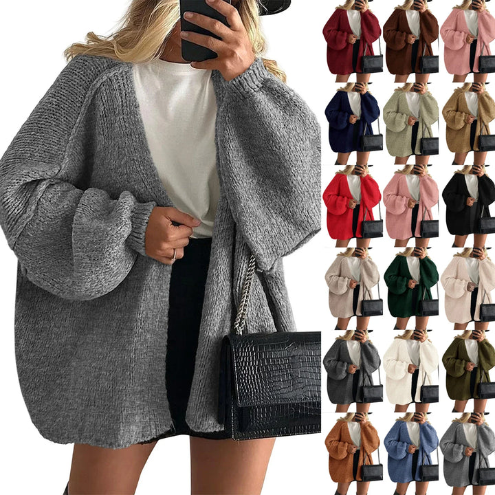 Argilla Sicilia | GIOIA | Cardigan Oversize Maglia Fiammata
