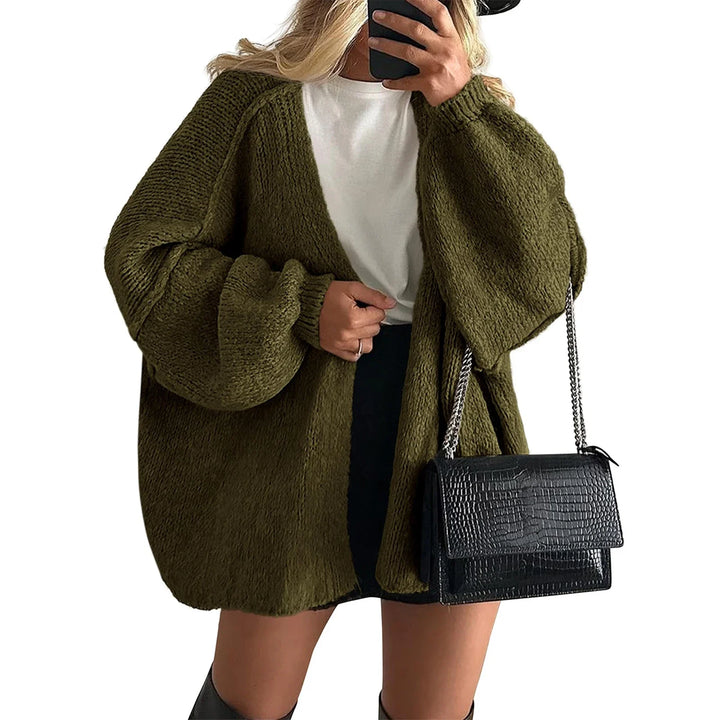 Argilla Sicilia | GIOIA | Cardigan Oversize Maglia Fiammata