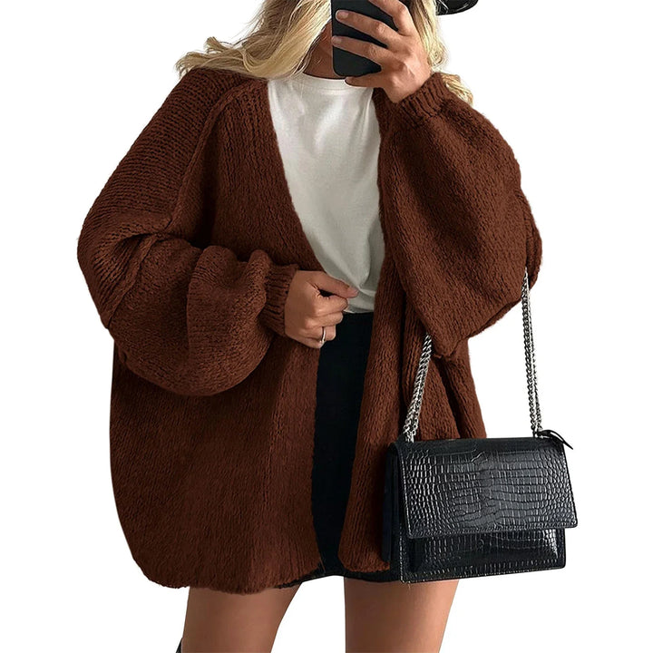 Argilla Sicilia | GIOIA | Cardigan Oversize Maglia Fiammata