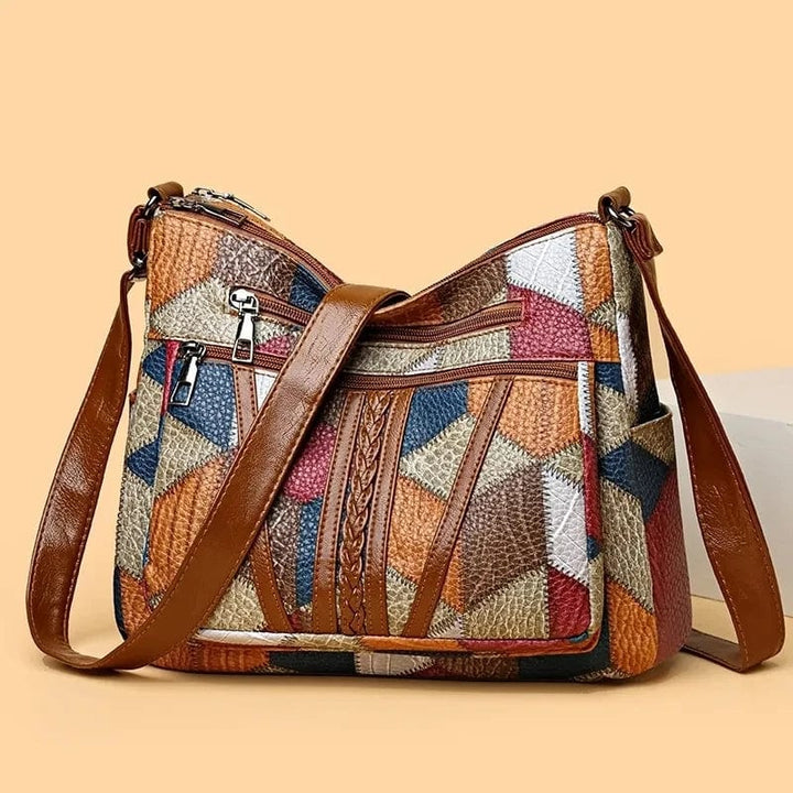 Argilla Sicilia | LIVIA BOHEME | Borsa a mano in pelle mosaico