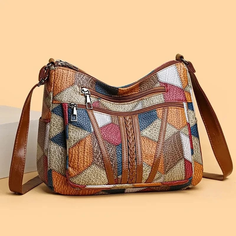 Argilla Sicilia | LIVIA BOHEME | Borsa a mano in pelle mosaico