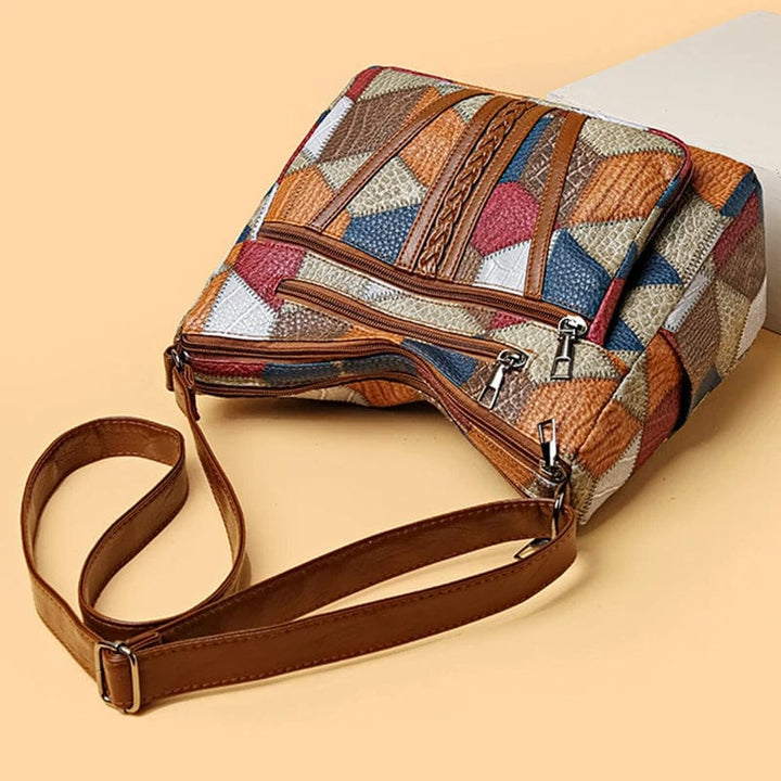 Argilla Sicilia | LIVIA BOHEME | Borsa a mano in pelle mosaico