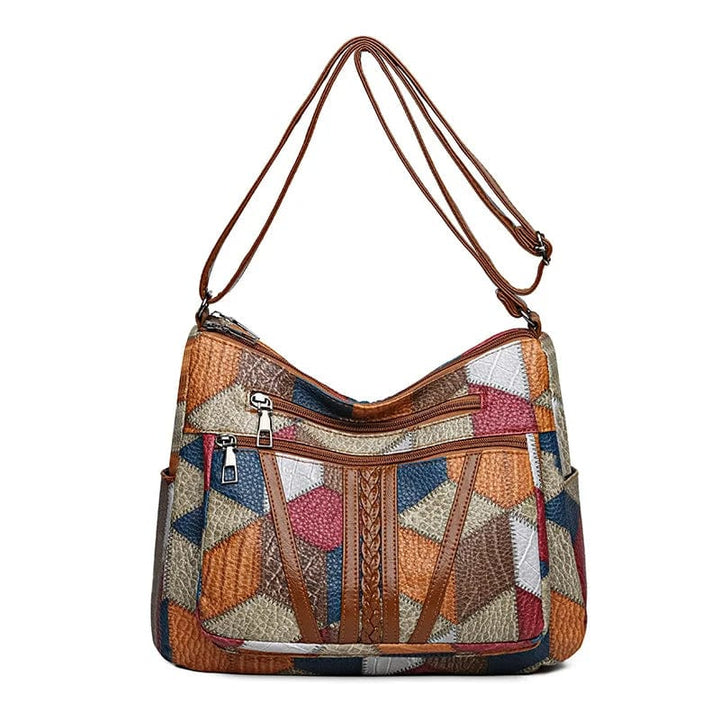 Argilla Sicilia | LIVIA BOHEME | Borsa a mano in pelle mosaico