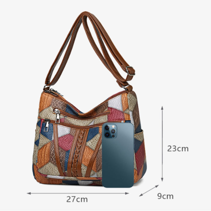 Argilla Sicilia | LIVIA BOHEME | Borsa a mano in pelle mosaico