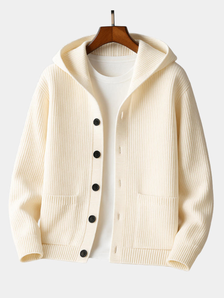Argilla Sicilia | ROSSI | CARDIGAN IN LANA DA UOMO