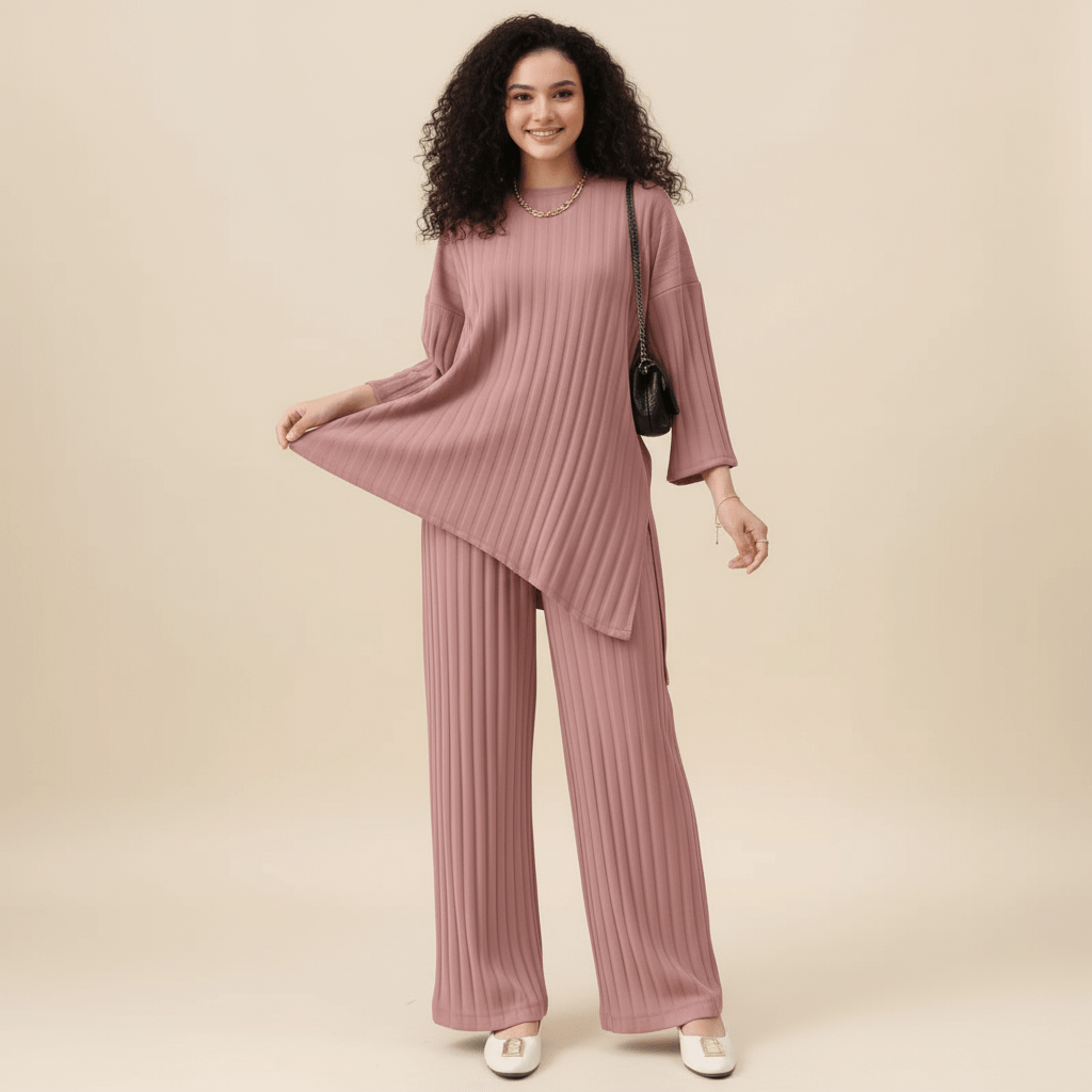 Argilla Sicilia | LAVINIA | Completo elegante con top e pantaloni