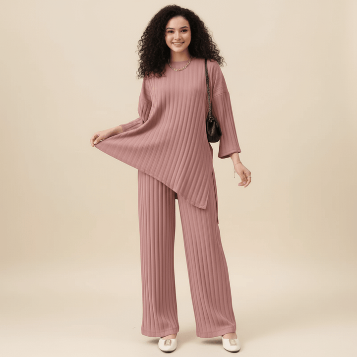 Argilla Sicilia | LAVINIA | Completo elegante con top e pantaloni