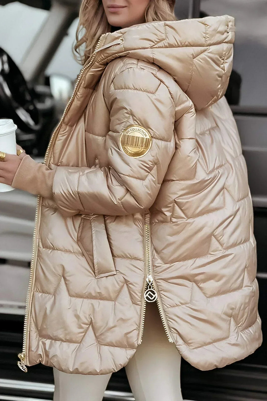 Argilla Sicilia | VALENTINA | Giacca lunga trapuntata