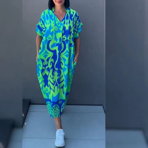 Argilla Sicilia | FLORIANA | ABITO FLOREALE ELEGANTE