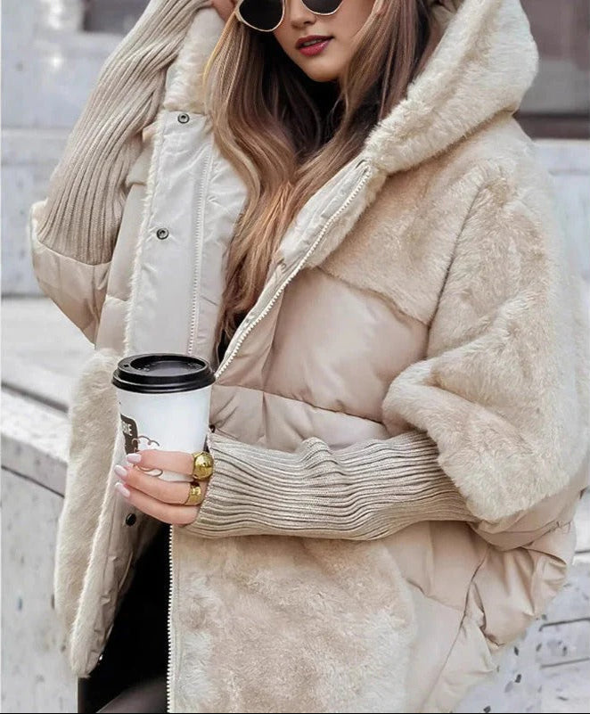 Argilla Sicilia | BIANCA LANA | Giacca Piumino Calda con Cappuccio