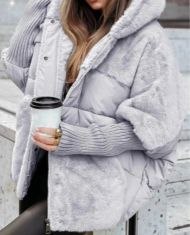 Argilla Sicilia | BIANCA LANA | Giacca Piumino Calda con Cappuccio
