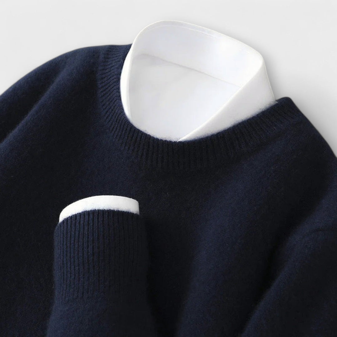 Argilla Sicilia | AURELIO | Maglia in Cashmere con Collo Alto