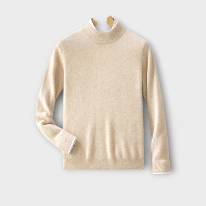 Argilla Sicilia | AURELIO | Maglia in Cashmere con Collo Alto