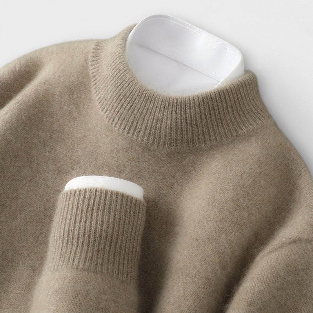 Argilla Sicilia | AURELIO | Maglia in Cashmere con Collo Alto