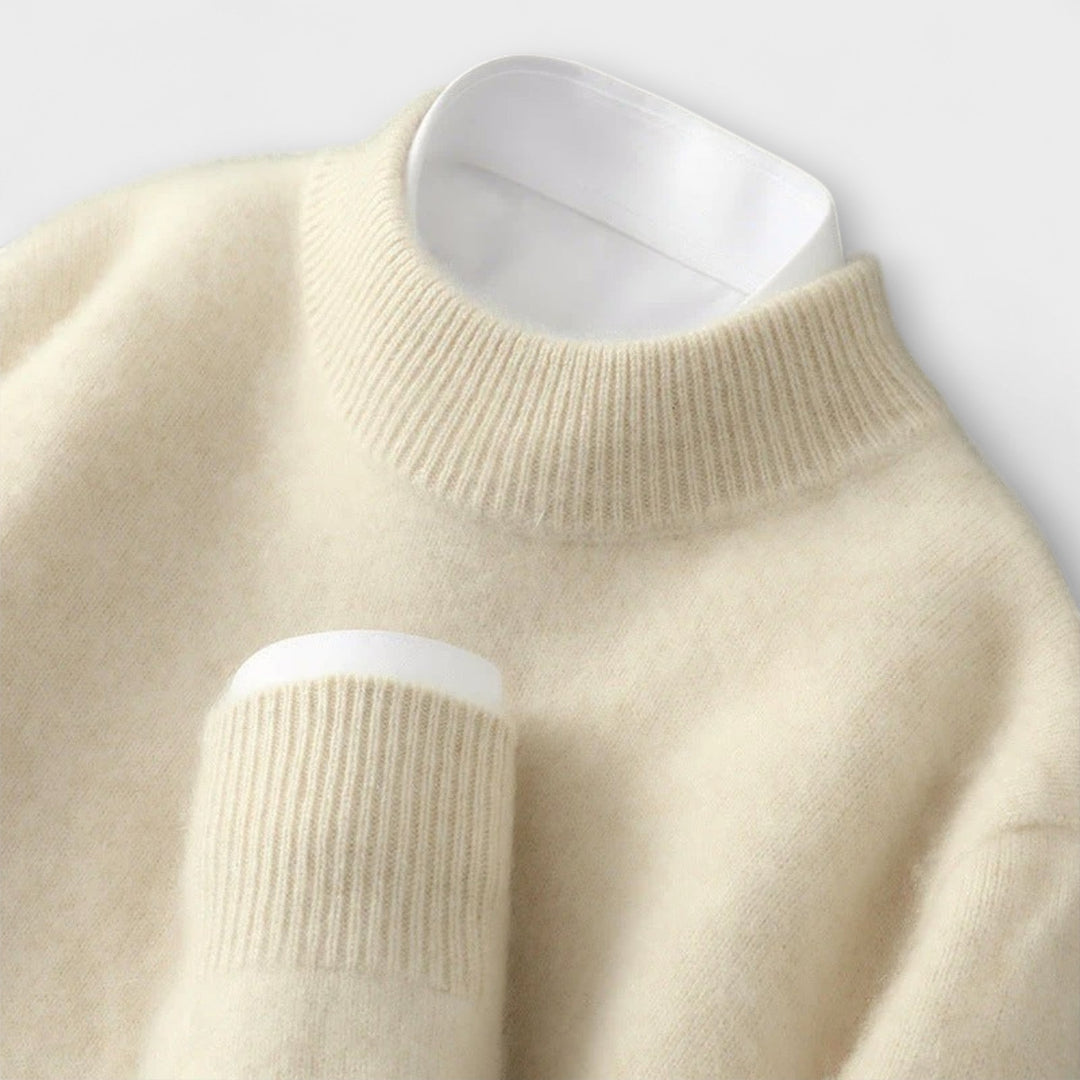 Argilla Sicilia | AURELIO | Maglia in Cashmere con Collo Alto