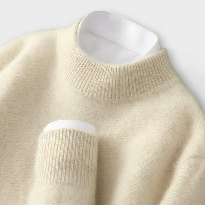Argilla Sicilia | AURELIO | Maglia in Cashmere con Collo Alto