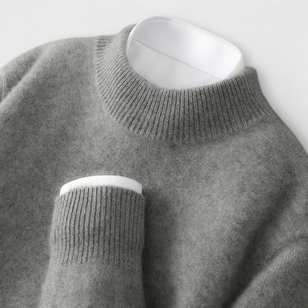 Argilla Sicilia | AURELIO | Maglia in Cashmere con Collo Alto