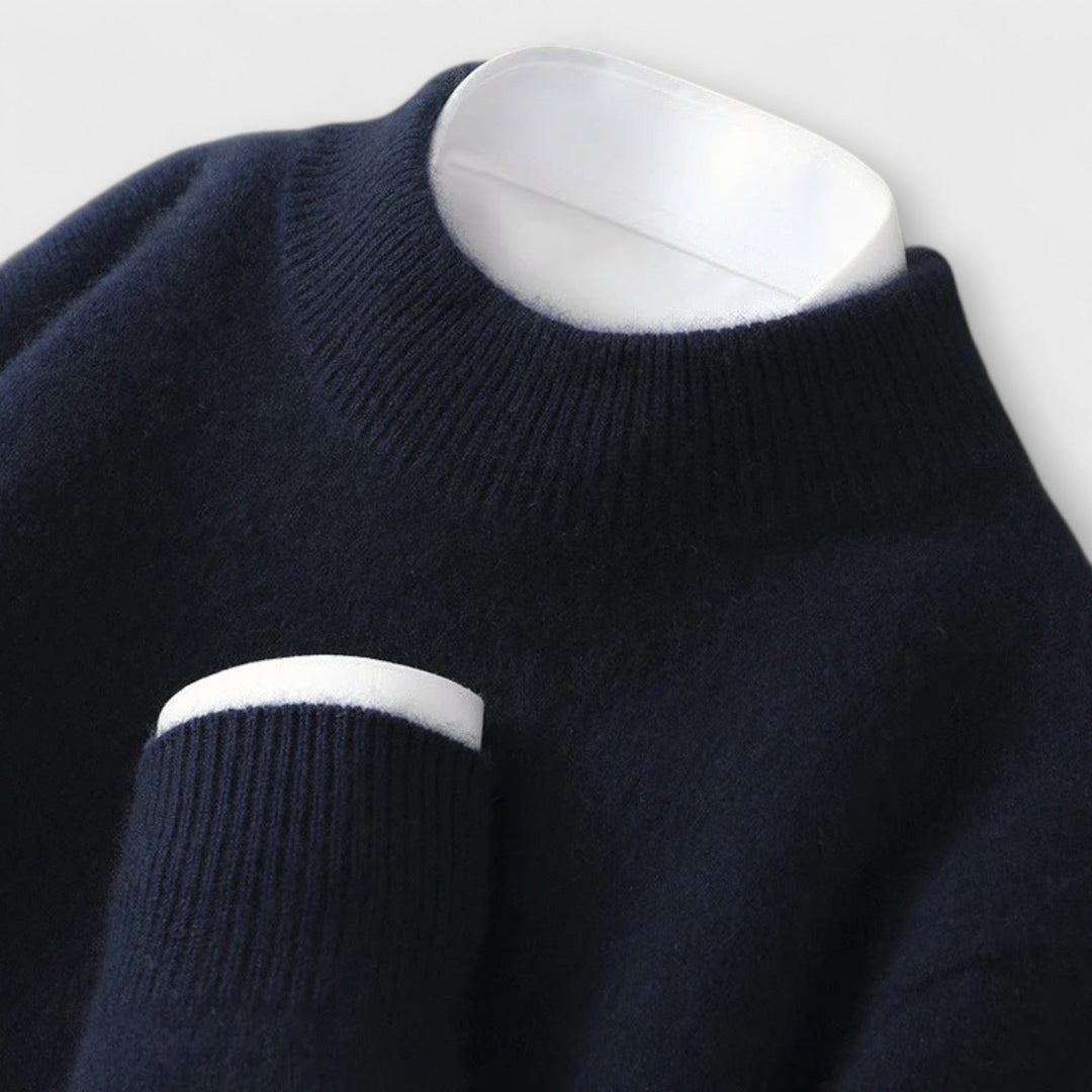 Argilla Sicilia | AURELIO | Maglia in Cashmere con Collo Alto