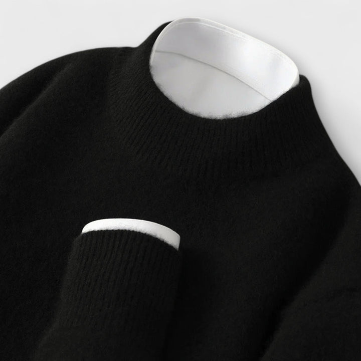 Argilla Sicilia | AURELIO | Maglia in Cashmere con Collo Alto
